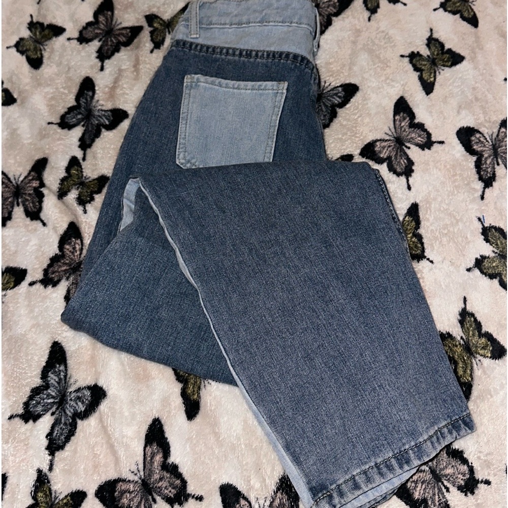 patchwork jeans 💙 - Picture 4 of 4